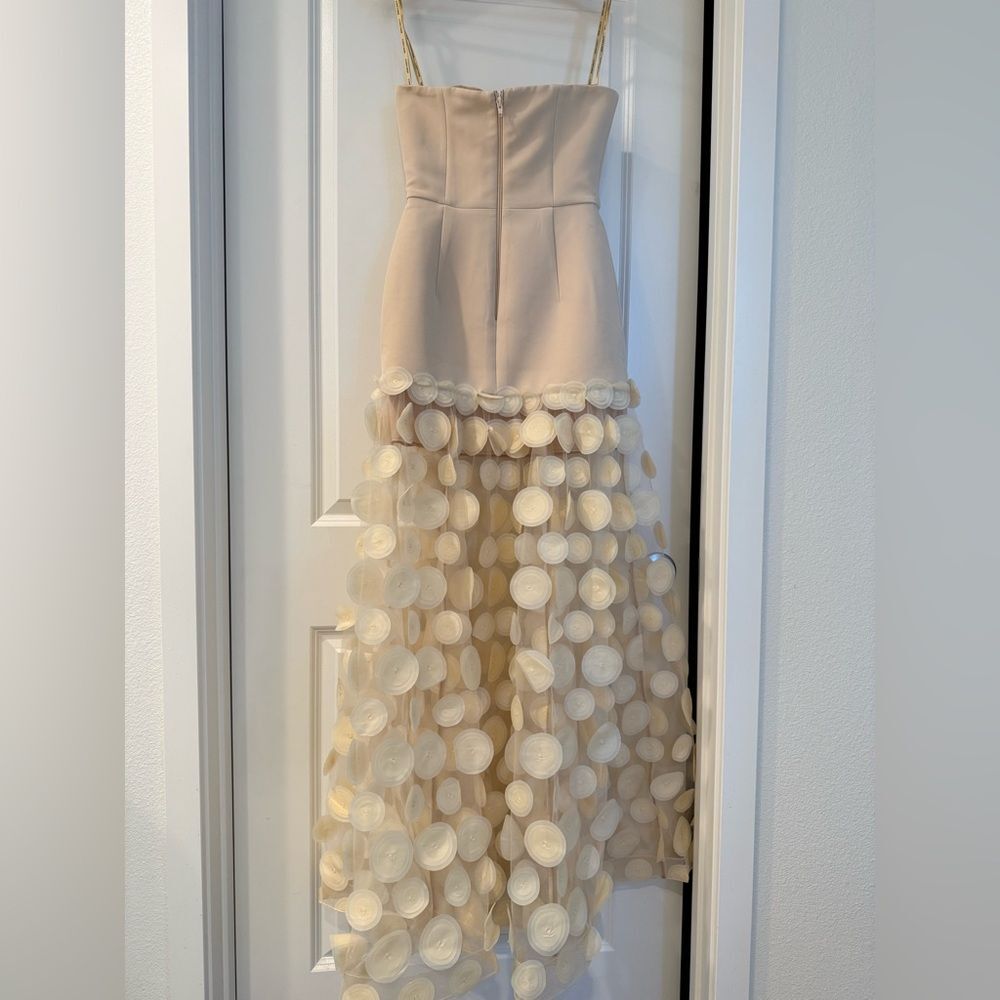 NWOT BRONX AND BANCO HARPER STRAIGHT DRESS in Cream Strapless Wedding Gown - Picture 13 of 16